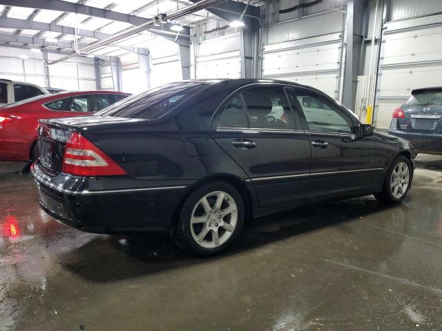 WDBRF92H27F869816 - 2007 MERCEDES-BENZ C 280 4MATIC BLACK photo 3