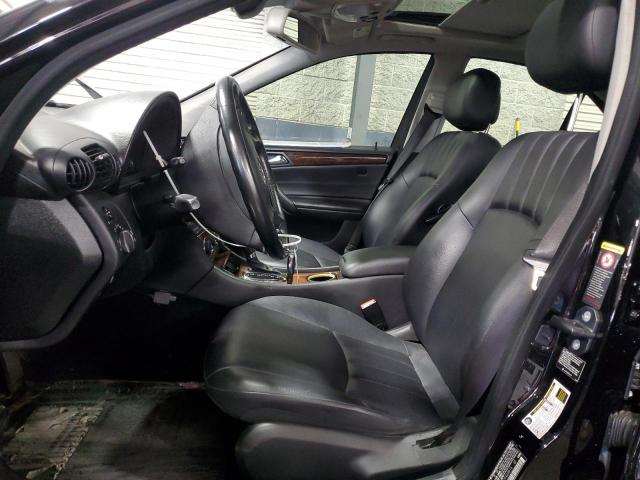 WDBRF92H27F869816 - 2007 MERCEDES-BENZ C 280 4MATIC BLACK photo 7
