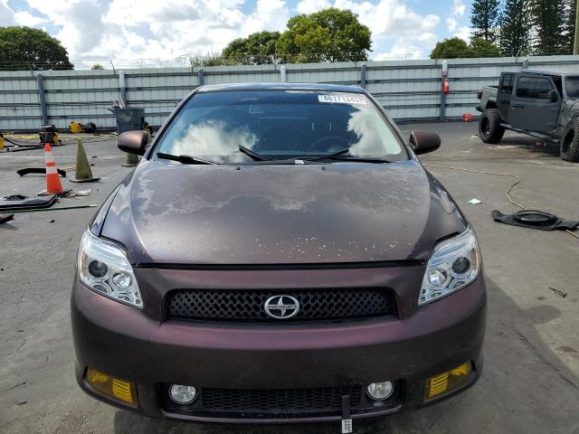 JTKDE167480235485 - 2008 TOYOTA SCION TC PURPLE photo 5