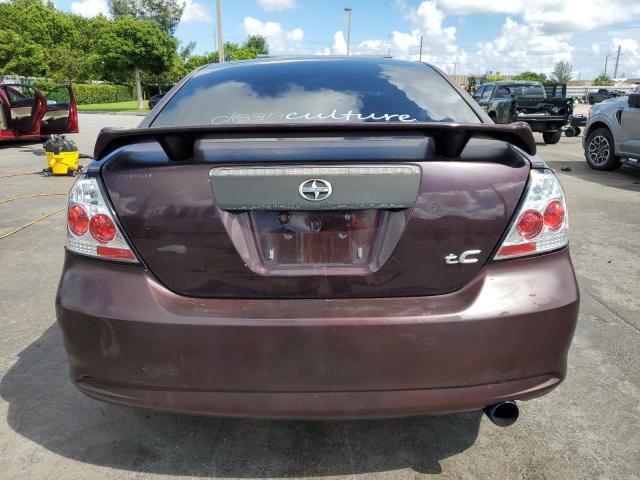 JTKDE167480235485 - 2008 TOYOTA SCION TC PURPLE photo 6