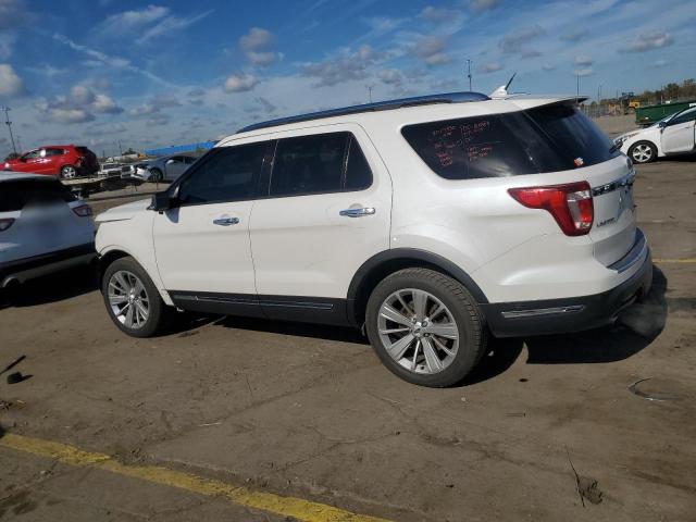 1FM5K8F83JGC84188 - 2018 FORD EXPLORER LIMITED أبيض صورة 2