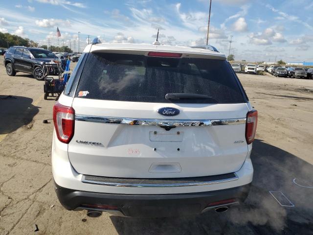 1FM5K8F83JGC84188 - 2018 FORD EXPLORER LIMITED أبيض صورة 6
