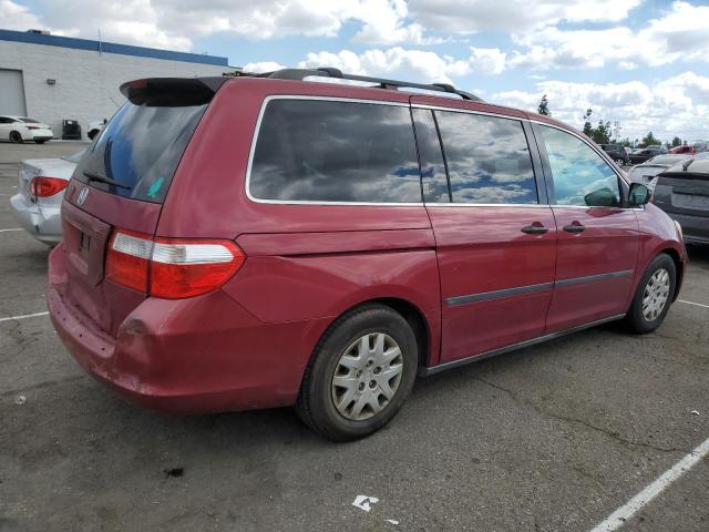 5FNRL38286B061824 - 2006 HONDA ODYSSEY LX წითელი ფოტო 3