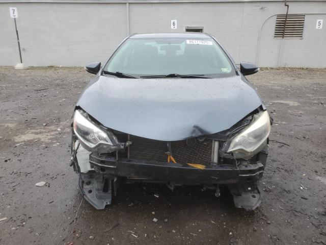 2T1BURHE2EC130134 - 2014 TOYOTA COROLLA L GRAY photo 5