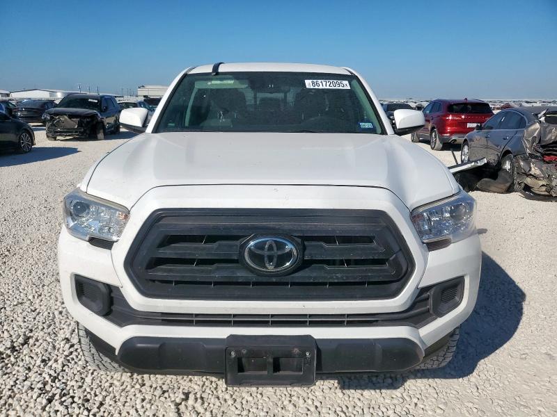 5TFAX5GN6MX192133 - 2021 TOYOTA TACOMA DOUBLE CAB WHITE photo 5