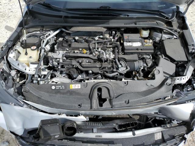 JTNK4RBE1K3022189 - 2019 TOYOTA COROLLA SE Argent photo 11