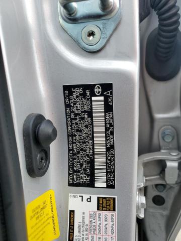 JTNK4RBE1K3022189 - 2019 TOYOTA COROLLA SE Argent photo 12