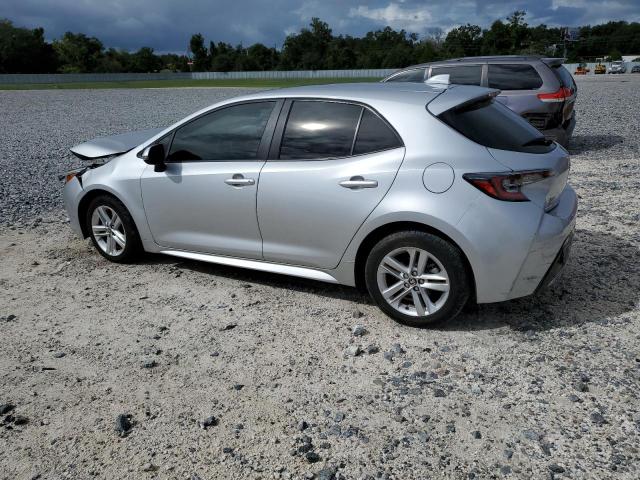 JTNK4RBE1K3022189 - 2019 TOYOTA COROLLA SE Argent photo 2