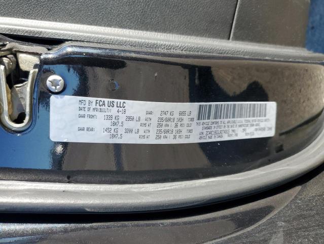 2C4RC1BG3JR274315 - 2018 CHRYSLER PACIFICA TOURING L Siyah fotoğraf 13