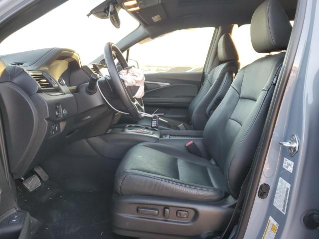 5FNYF7H5XNB001482 - 2022 HONDA PASSPORT EXL GRAY photo 7