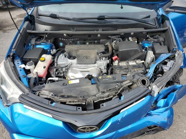 2T3BFREV5HW653592 - 2017 TOYOTA RAV4 LE BLUE photo 11