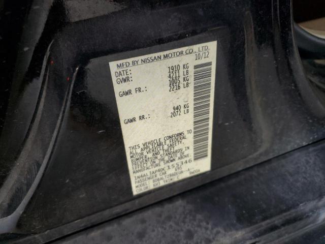 1N4AL3AP4DC155346 - 2013 NISSAN ALTIMA 2.5 黑色 照片 12