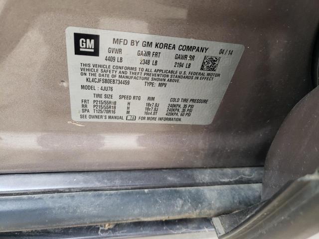 KL4CJFSB0EB734459 - 2014 BUICK ENCORE CONVENIENCE 棕色 照片 13