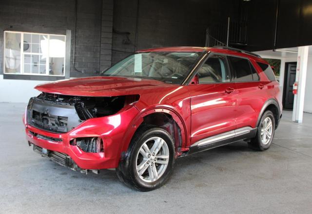 1FMSK8DH3LGC90825 - 2020 FORD EXPLORER XLT წითელი ფოტო 2