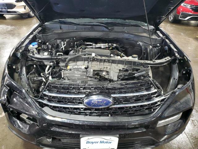 1FMSK8DH4MGA67002 - 2021 FORD EXPLORER XLT BLACK photo 12