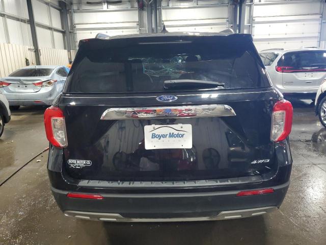 1FMSK8DH4MGA67002 - 2021 FORD EXPLORER XLT BLACK photo 6
