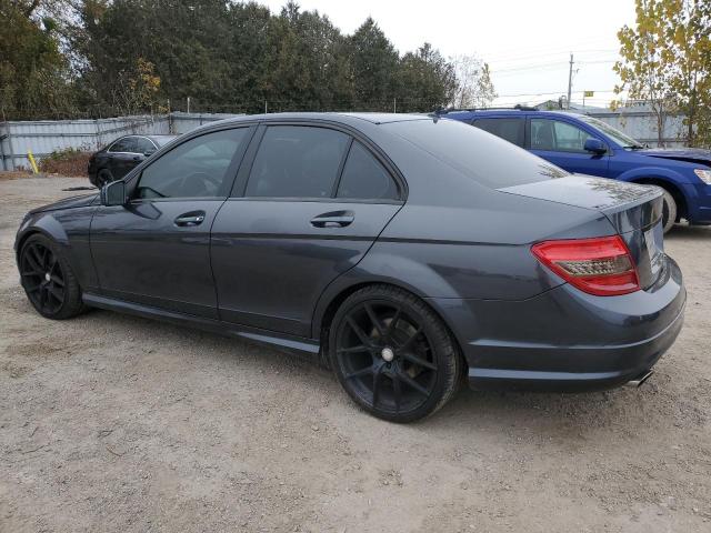 WDDGF8BB5AF371086 - 2010 MERCEDES-BENZ C 300 4MATIC GRAY photo 2