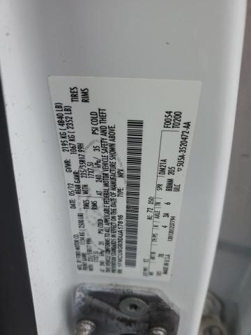 1FMCU9G93DUA17816 - 2013 FORD ESCAPE SE თეთრი ფოტო 12