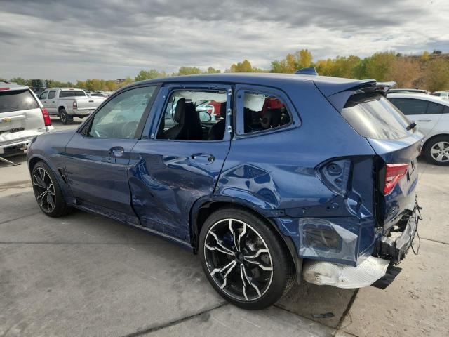 5YMTS0C09LLT10631 - 2020 BMW X3 M COMPETITION BLUE photo 2
