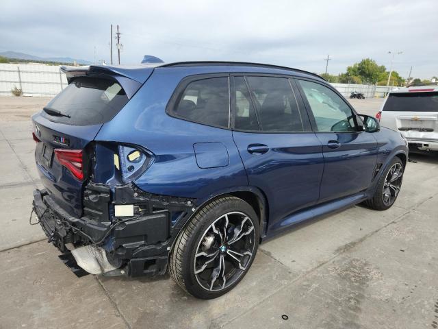 5YMTS0C09LLT10631 - 2020 BMW X3 M COMPETITION BLUE photo 3