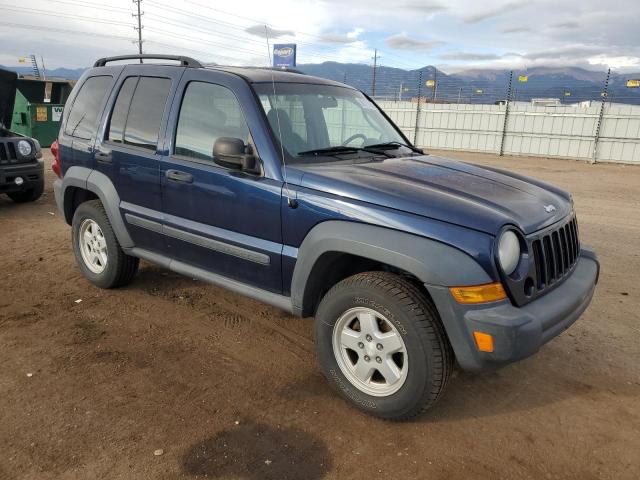 1J4GL48KX7W672376 - 2007 JEEP LIBERTY SPORT ლურჯი ფოტო 4