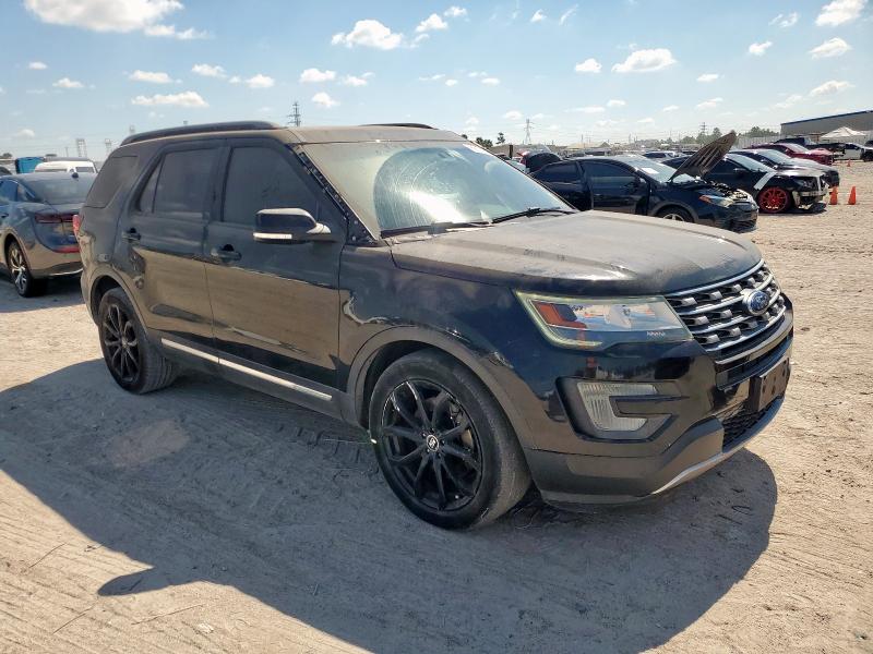 1FM5K7DH8HGB78648 - 2017 FORD EXPLORER XLT BLACK photo 4