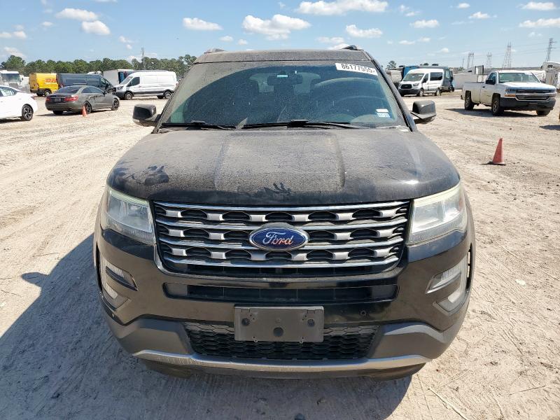 1FM5K7DH8HGB78648 - 2017 FORD EXPLORER XLT BLACK photo 5