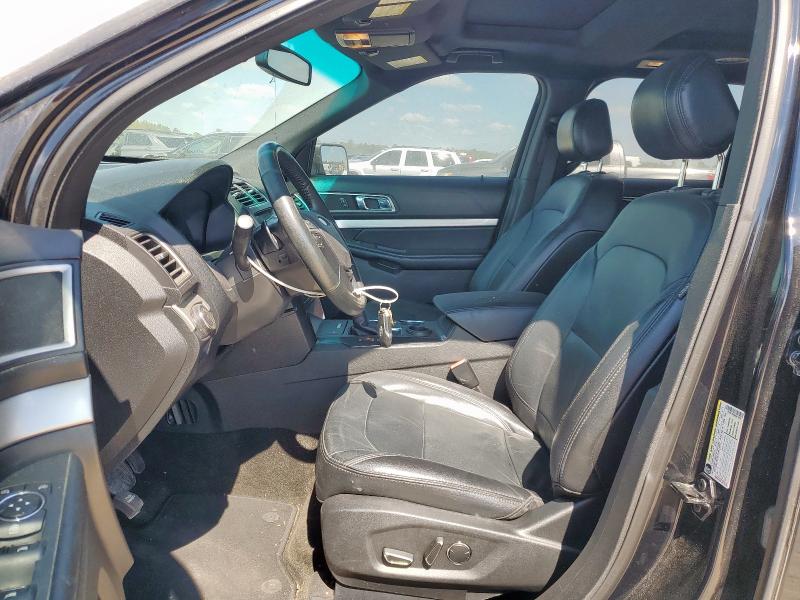 1FM5K7DH8HGB78648 - 2017 FORD EXPLORER XLT BLACK photo 7