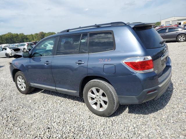 5TDZK3EH9CS079476 - 2012 TOYOTA HIGHLANDER BASE Mavi fotoğraf 2