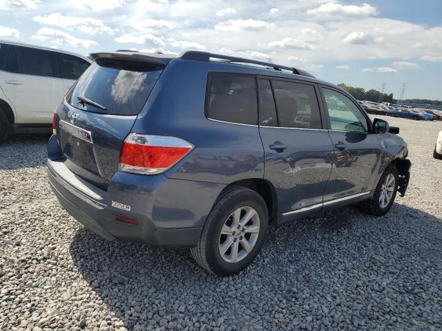 5TDZK3EH9CS079476 - 2012 TOYOTA HIGHLANDER BASE Mavi fotoğraf 3