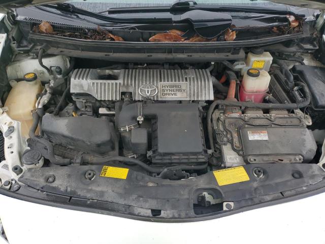 JTDKN3DU6D1702526 - 2013 TOYOTA PRIUS WHITE photo 11