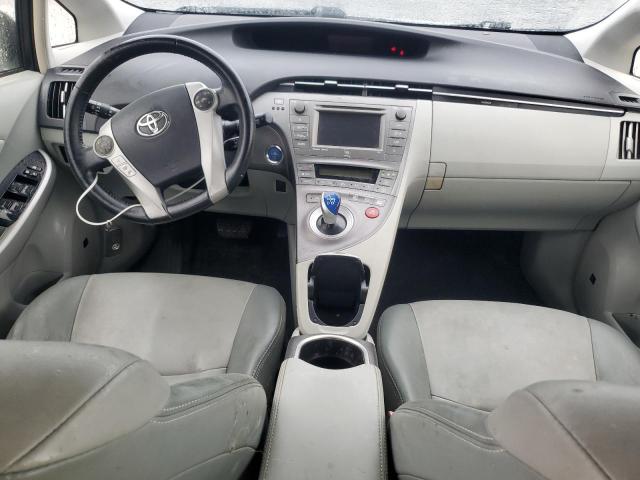 JTDKN3DU6D1702526 - 2013 TOYOTA PRIUS WHITE photo 8