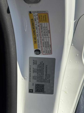 1G1FK1R61K0157971 - 2019 CHEVROLET CAMARO ZL1 白色 照片 10