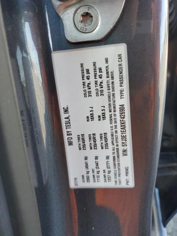 5YJ3E1EAXKF426904 - 2019 TESLA MODEL 3 灰色 照片 12