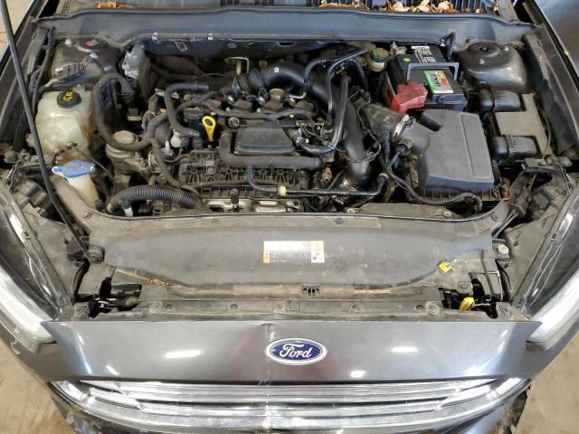 1FA6P0HD5G5118075 - 2016 FORD FUSION SE GRAY photo 11