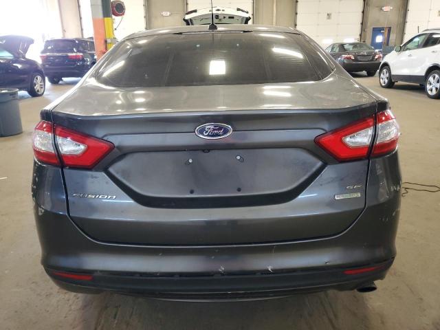 1FA6P0HD5G5118075 - 2016 FORD FUSION SE GRAY photo 6