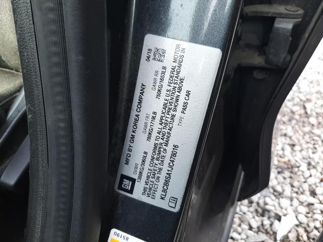 KL8CB6SA1JC478016 - 2018 CHEVROLET SPARK LS BLACK photo 13