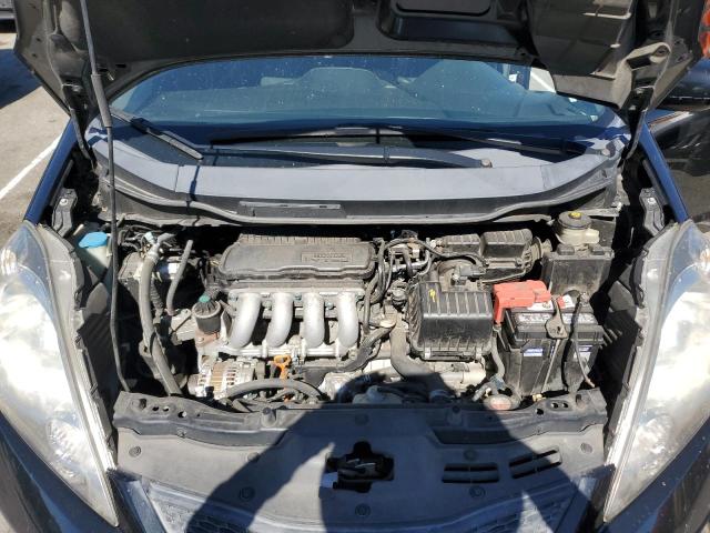 JHMGE8H62AS012484 - 2010 HONDA FIT SPORT შავი ფოტო 11