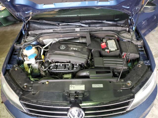 3VWD17AJ2FM352711 - 2015 VOLKSWAGEN JETTA SE BLUE photo 11