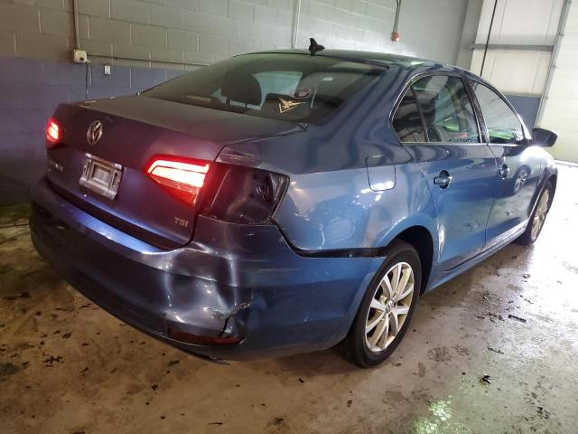 3VWD17AJ2FM352711 - 2015 VOLKSWAGEN JETTA SE BLUE photo 3