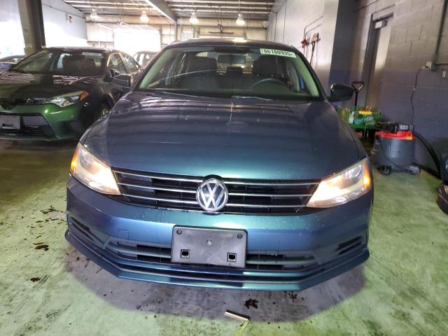 3VWD17AJ2FM352711 - 2015 VOLKSWAGEN JETTA SE BLUE photo 5
