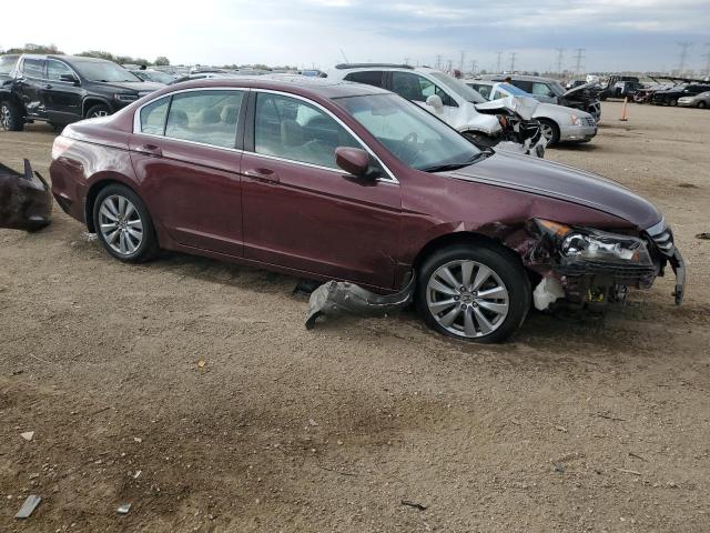 1HGCP2F84BA100716 - 2011 HONDA ACCORD EXL MAROON photo 4
