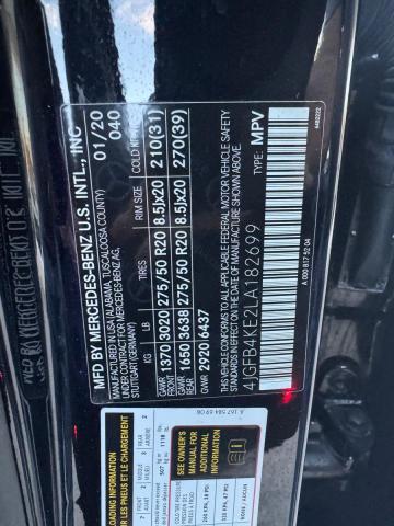 4JGFB4KE2LA182699 - 2020 MERCEDES-BENZ GLE 350 4MATIC BLACK photo 14