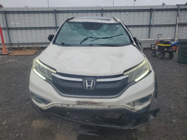 5J6RM4H76GL046875 - 2016 HONDA CR-V EXL WHITE photo 5