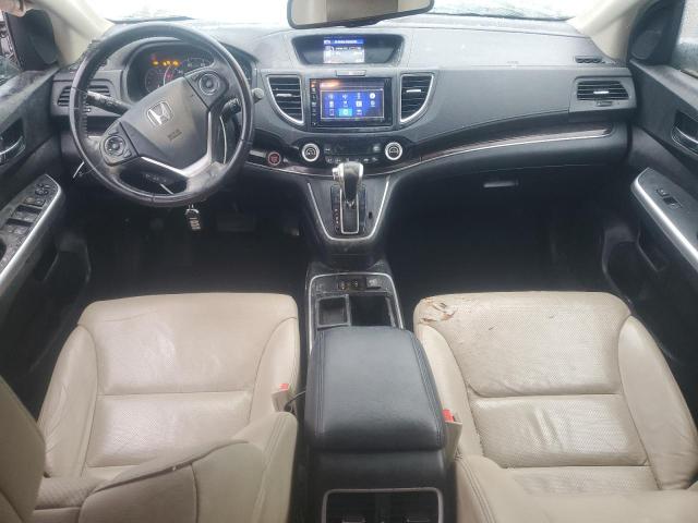 5J6RM4H76GL046875 - 2016 HONDA CR-V EXL WHITE photo 8