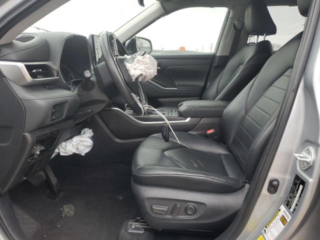 5TDGZRBH4MS085780 - 2021 TOYOTA HIGHLANDER XLE 银色 照片 7