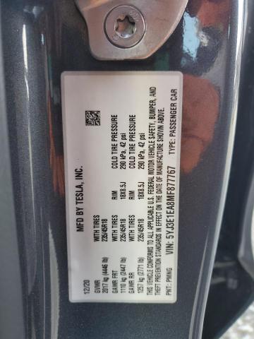 5YJ3E1EA8MF877767 - 2021 TESLA MODEL 3 GRAY photo 13