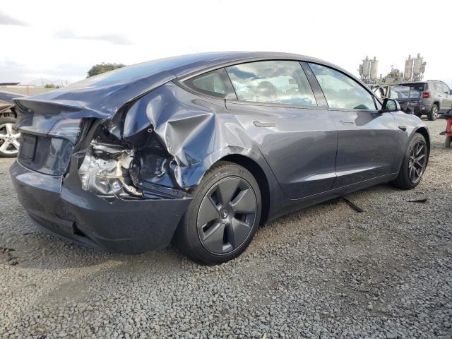 5YJ3E1EA8MF877767 - 2021 TESLA MODEL 3 GRAY photo 3