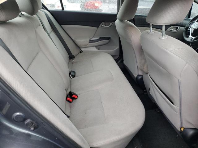 2HGFB2F51DH539507 - 2013 HONDA CIVIC LX GRAY photo 10