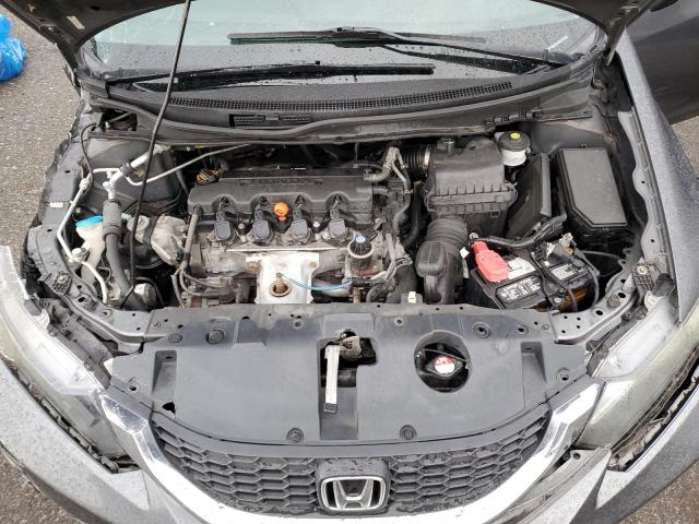 2HGFB2F51DH539507 - 2013 HONDA CIVIC LX GRAY photo 11